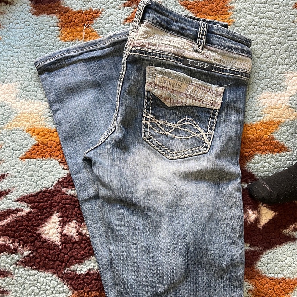28x35 Cowgirl Tuff “Flag of the Free” Jeans